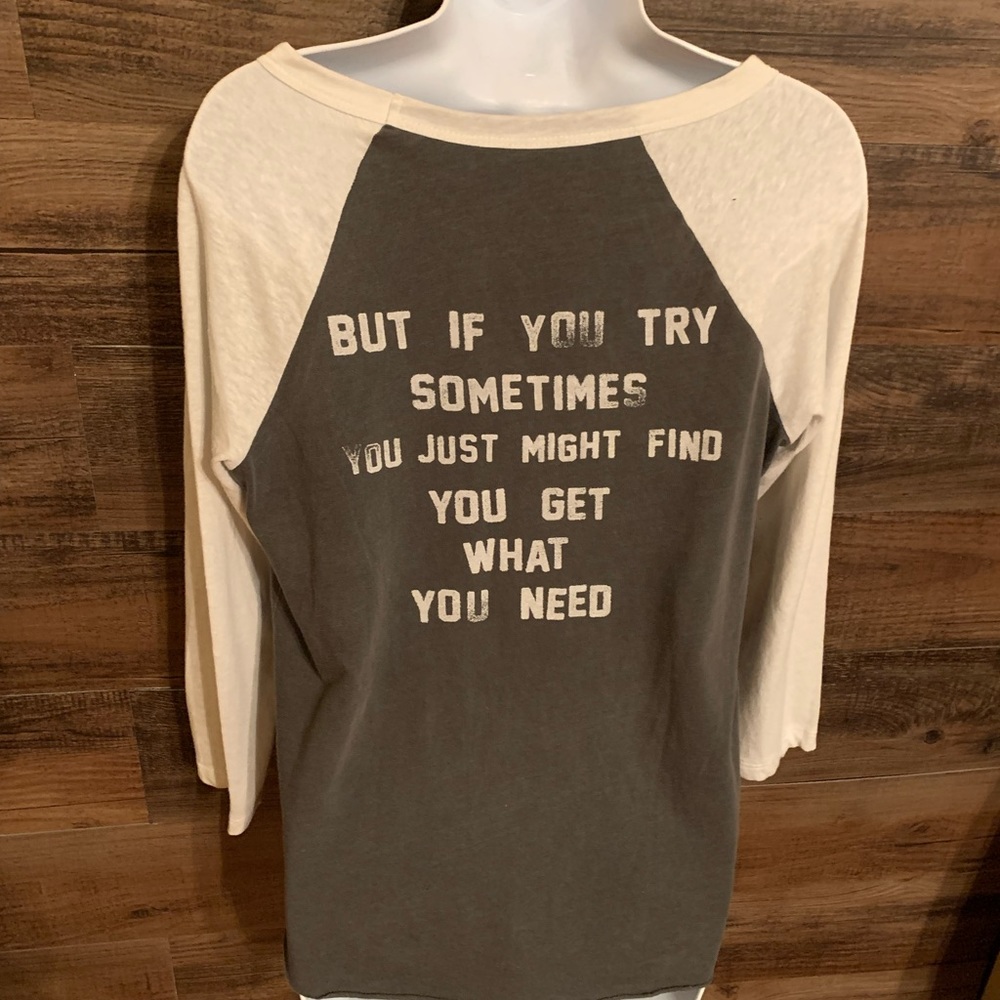 1965 Rolling Stones jersey tee you can't always get what you  size M
